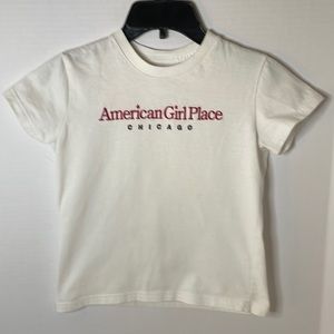 American Girl Place Chicago white t- shirt  youth size Small